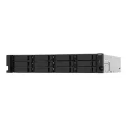 QNAP TS-1232PXU-RP - Serveur NAS - 12 Baies - rack-montable - SATA 6Gb - s - RAID RAID 0, 1, ... (TS-1232PXU-RP-4G)_1