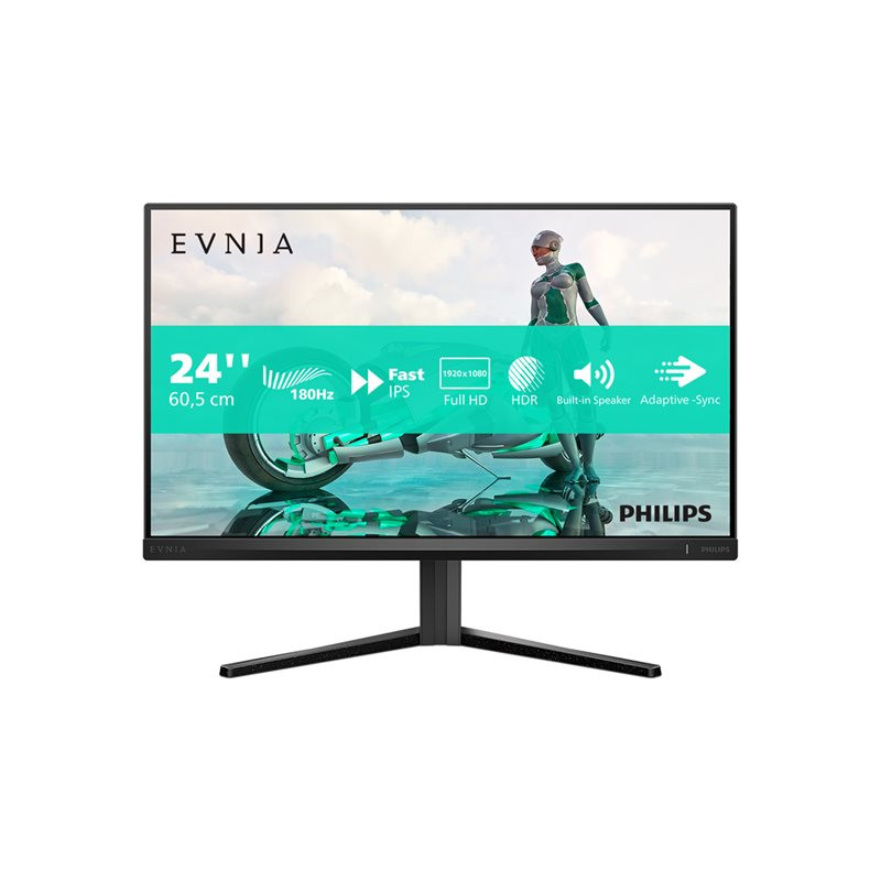 Écran LED - jeux - 24" (23.8" visualisable) - 1920 x 1080 Full HD (1080p) @ 180 Hz - IPS - 300 c... (24M2N3200S/00)_1