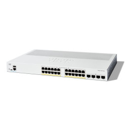 Commutateur - C3 - intelligent - 24 x 10 - 100 - 1000Base-T + 4 x 10 Gigabit SFP+ - Montable sur ... (C1200-24P-4G)_1