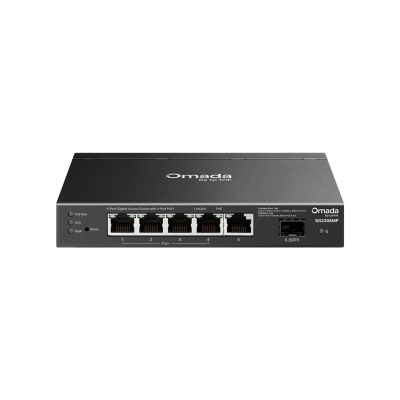 Omada Access 6-Port Gigabit Swi (SG2206MP)_1