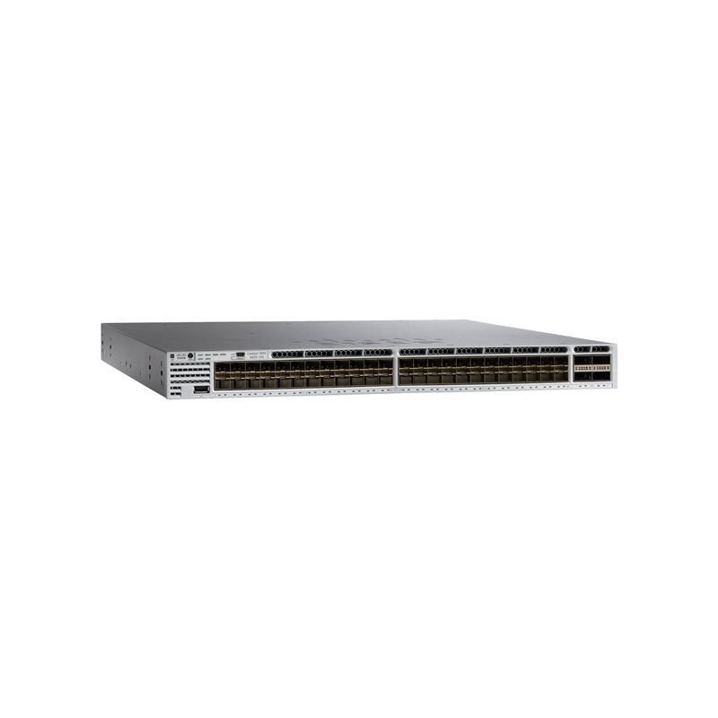 Cat 3850 48 Port 10G Fiber Switch IP Services REMANUFACTURED (WS-C3850-48XS-E-RF)_1