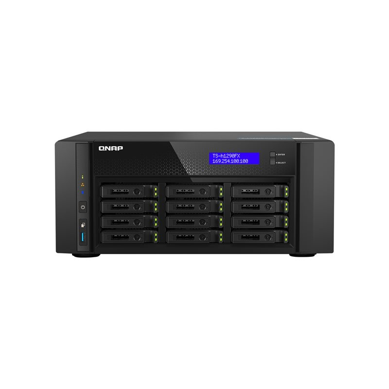 Serveur NAS - 12 Baies - RAM 256 Go - 25 Gigabit Ethernet - 2.5 Gigabit Ethernet - iSCSI... (TS-H1290FX-7302P-256G)_1