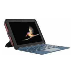 Étui à rabat pour tablette - polyuréthanne thermoplastique (TPU), polycarbonate durci - gris - pour M... (THZ779GL)_4