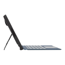 Étui à rabat pour tablette - polyuréthanne thermoplastique (TPU), polycarbonate durci - gris - pour M... (THZ779GL)_11