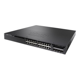 Commutateur - C3 - Géré - 24 x 10 - 100 - 1000 + 2 x 10 Gigabit SFP+ - de bureau, Montable ... (WS-C3650-24TD-E-RF)_1