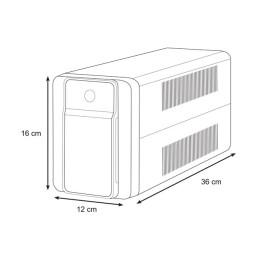 Onduleur - CA 230 V - 410 Watt - 750 VA - 9 Ah - USB - connecteurs de sortie : 3 - noir (BX750MI-FR)_7
