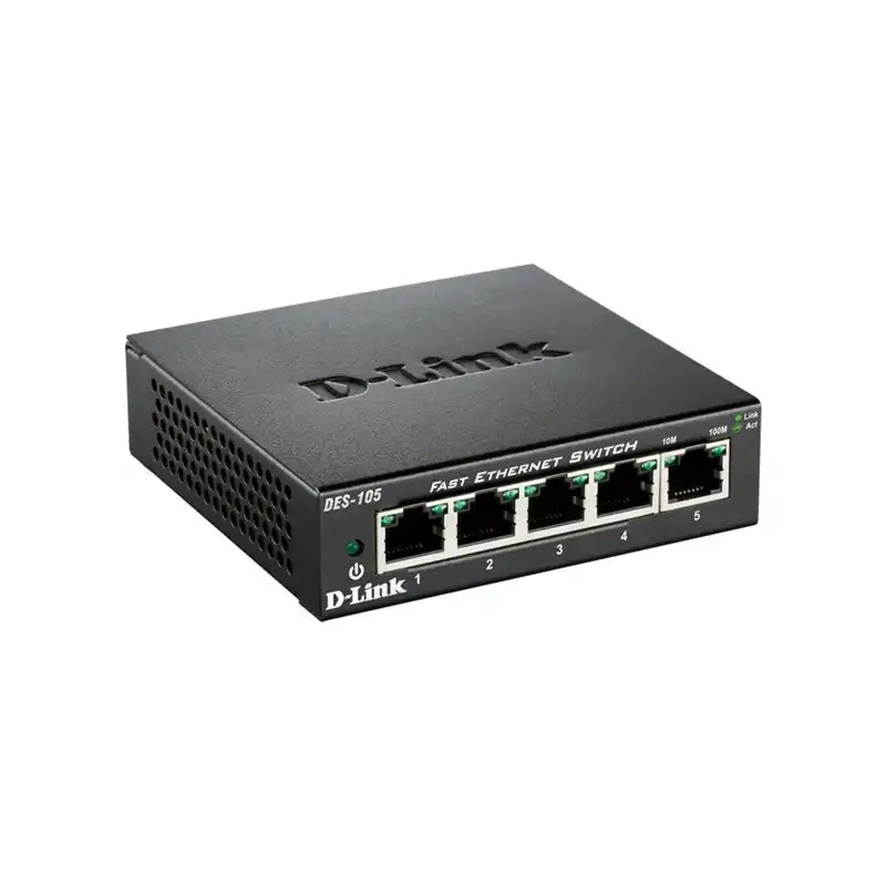 D-Link DES 105 - Commutateur - 5 x 10 - 100 - de bureau (DES-105/E)_1