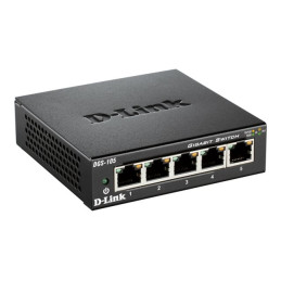 D-Link DGS 105 - Commutateur - 5 x 10 - 100 - 1000 - de bureau (DGS-105/E)_1
