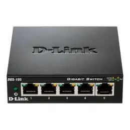 D-Link DGS 105 - Commutateur - 5 x 10 - 100 - 1000 - de bureau (DGS-105/E)_2