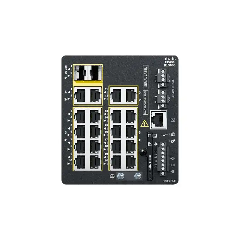Cisco Catalyst IE3100 Rugged Series - Network Essentials - commutateur - revêtement conform... (IE-3100-18T2C-CC-E)_1