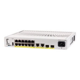 Network Essentials - commutateur - compact - C3 - Géré - 12 x 10 - 100 - 1000 (PoE+) + 2 x ... (C9200CX12P2X2GE-RF)_1