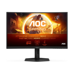 AOC Gaming - G4 Series - écran LED - jeux - incurvé - 27" - 2560 x 1440 QHD @ 180 Hz - Fast VA - 300 c... (CQ27G4X)_1