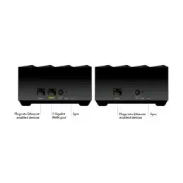 NETGEAR Nighthawk MK73S - Système Wi-Fi - (routeur, 2 rallonges) - jusqu'à 3250 pieds carrés - ma... (MK73S-100EUS)_2