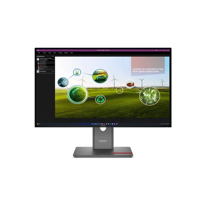 Lenovo ThinkVision P27Q-40 - Écran LED - 27" - 2560 x 1440 QHD @ 120 Hz - IPS - 350 cd - m² - 1500:... (64A7GAT6EU)_1