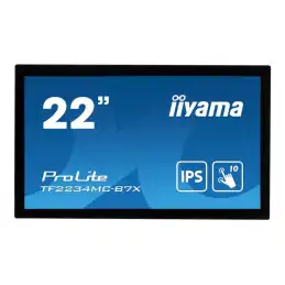iiyama ProLite - Écran LED - 22" (21.5" visualisable) - cadre ouvert - écran tactile - 1920 x 108... (TF2234MC-B7X)_1