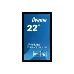 iiyama ProLite - Écran LED - 22" (21.5" visualisable) - cadre ouvert - écran tactile - 1920 x 108... (TF2234MC-B7X)_2