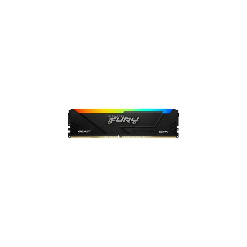 Kingston FURY Beast RGB - DDR4 - kit - 64 Go: 4 x 16 Go - DIMM 288 broches - 1800 MHz - PC4-... (KF436C18BB2AK4/64)_1