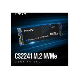 PNY CS2241 - SSD - 500 Go - interne - M.2 2280 - PCIe 4.0 x4 (NVMe) (M280CS2241-500-RB)_1
