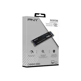 PNY CS2241 - SSD - 500 Go - interne - M.2 2280 - PCIe 4.0 x4 (NVMe) (M280CS2241-500-RB)_3