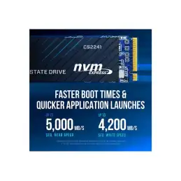 PNY CS2241 - SSD - 500 Go - interne - M.2 2280 - PCIe 4.0 x4 (NVMe) (M280CS2241-500-RB)_4