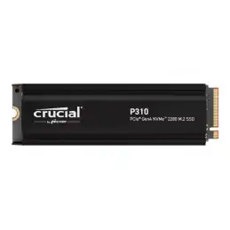 Crucial P310 - SSD - 4 To - interne - M.2 2280 - PCIe 4.0 x4 (NVMe) - dissipateur de chaleur in... (CT4000P310SSD5)_1