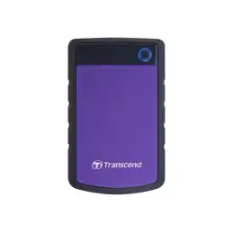 Transcend StoreJet 25H3P - Disque dur - 2 To - externe (portable) - 2.5" - USB 3.0 - violet brillant (TS2TSJ25H3P)_3