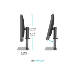 Écran LED - 27" - 3840 x 2160 4K UHD (2160p) @ 60 Hz - IPS - 400 cd - m² - 1000:1 - HDR10 - 5 ms - 2xH... (PD2770U)_6