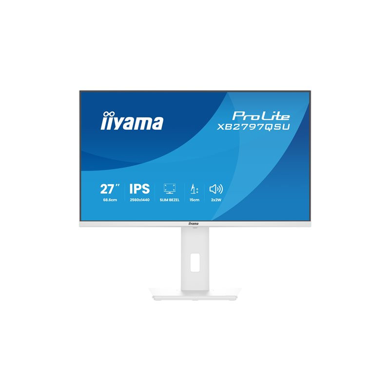 iiyama ProLite - Écran LED - 27" - 2560 x 1440 QHD @ 75 Hz - IPS - 350 cd - m² - 1000:1 - 1 ms - ... (XB2797QSU-W1)_1