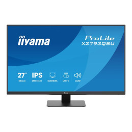 iiyama ProLite - Écran LED - 27" - 2560 x 1440 QHD @ 75 Hz - IPS - 350 cd - m² - 1000:1 - 1 ms - H... (X2793QSU-B1)_1