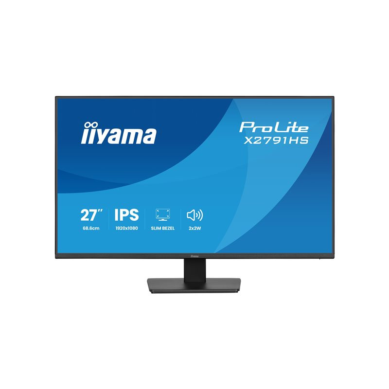 iiyama ProLite - Écran LED - 27" - 1920 x 1080 Full HD (1080p) @ 120 Hz - IPS - 350 cd - m² - 1500:... (X2791HS-B1)_1