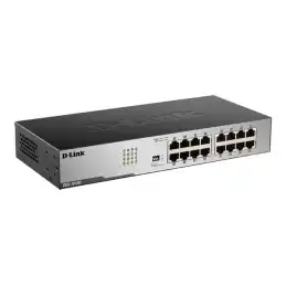 D-Link DGS 1016D - Commutateur - 16 x 10 - 100 - 1000 - de bureau (DGS-1016D/E)_2
