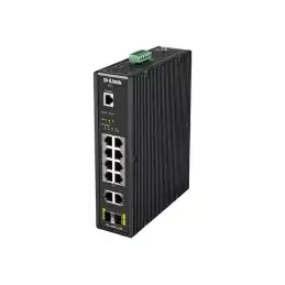 D-Link DIS 200G-12PS - Commutateur - Géré - 10 x 10 - 100 - 1000 (8 PoE+) + 2 x SFP - Montage su... (DIS-200G-12PS)_1