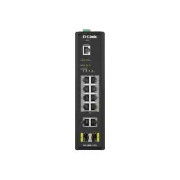 D-Link DIS 200G-12PS - Commutateur - Géré - 10 x 10 - 100 - 1000 (8 PoE+) + 2 x SFP - Montage su... (DIS-200G-12PS)_2