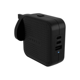 Targus® Hyper® - HyperJuice® Chargeur de voyage Gan 4 ports (3C+1A) 70W - Noir (HJ1003BKWWGL)_1