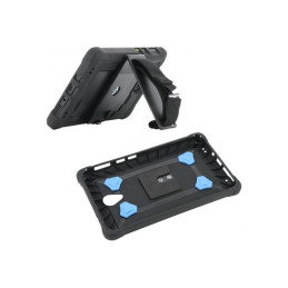 Coque de protection pour tablette - renforcée, avec béquille + dragonne rotative à 360° - 30 % de matér... (067014)_1
