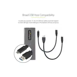 Transformez votre SSD PCIe M.2 NVMe ou SATA AHCI M.2 en une solution de stockage externe US... (M2-USB-C-NVME-SATA)_2