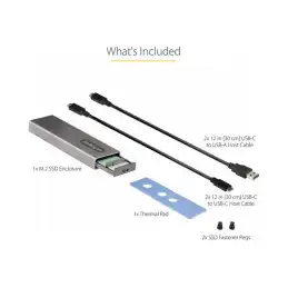 Transformez votre SSD PCIe M.2 NVMe ou SATA AHCI M.2 en une solution de stockage externe US... (M2-USB-C-NVME-SATA)_7