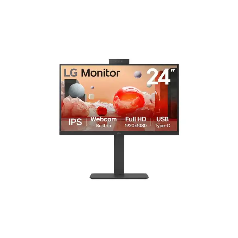 LG - BA850 Series - écran LED - 24" (23.8" visualisable) - 1920 x 1080 Full HD (1080p) @ 100 Hz - IP... (24BA850-B)_1 LG - BA850 Series - écran LED - 24" (23.8" visualisable) - 1920 x 1080 Full HD (1080p) @ 100 Hz - IP... (24BA850-B)_1