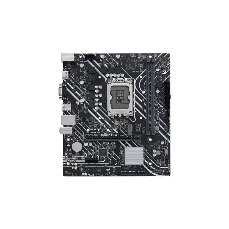 ASUS PRIME H610M-K D4 - Carte-mère - micro ATX - Socket LGA1700 - H610 Chipset - USB 3.2 Gen 2... (90MB1A10-M0EAY0)_1