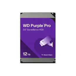 WD Purple Pro - Disque dur - 12 To - interne - 3.5" - SATA 6Gb - s - 7200 tours - min - mémoire tamp... (WD121PURP)_2