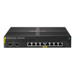 HPE Aruba Networking CX 6000 8p 10M - 100M - 1G Class4 PoE 2p SFP 1G 67W Switch - Commutateur - Géré - ... (S4R23A)_1