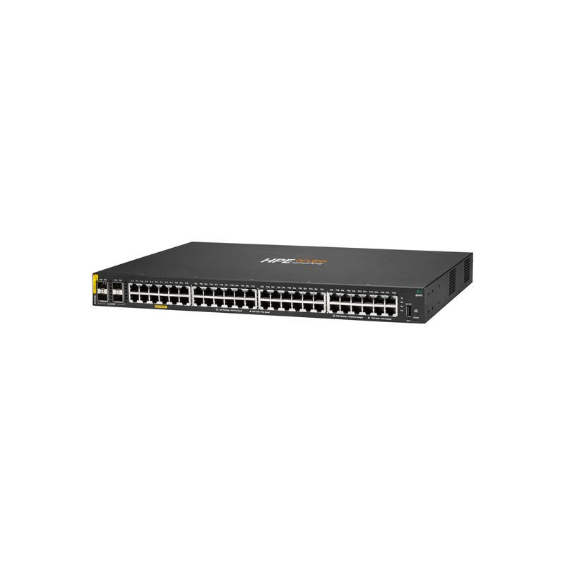 HPE Aruba Networking CX 6000 48p 10M - 100M - 1G Class4 PoE 4p SFP 1G 740W Switch - Commutateur - Géré ... (R9Y03B)_1