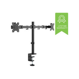 Support de bureau pour moniteur - convient aux écrans de 13 à 27" avec tailles VESA 75 x 75 ou 100 x... (VFM-DPD2B)_2