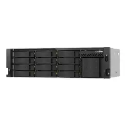 Serveur NAS - 12 Baies - rack-montable - SATA 6Gb - s - RAID 0, 1, 5, 6, 10, 50, 60, JBOD - ... (TS-H1655XEU-RP-8G)_1