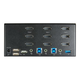 4K 60Hz UHD HDR - KVM de Bureau DP 1.2 avec Hub USB 3.0 2 Ports (5Gbps) et 4 Ports USB 2.0 HID, a... (SV231TDPU34K)_3