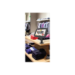 Pied - pour tablette - noir - Interface de montage : 100 x 100 mm - fixation sur poteau (TCDP04SMP01B)_3