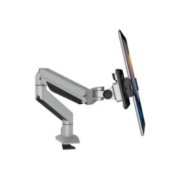 Kit de montage - bras réglable - pour tablette - noir, argent - Taille d'écran : jusqu'à 13 p... (660REACHUCLGVWMB)_5