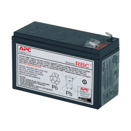 Batterie d'onduleur - 1 x batterie - Acide de plomb - noir - pour P - N: BE850G2, BE850G2-CP, BE850G2-FR... (RBC17)_1
