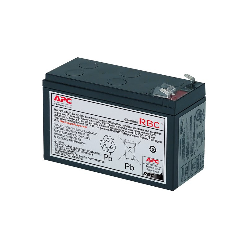 Batterie d'onduleur - 1 x batterie - Acide de plomb - noir - pour P - N: BE850G2, BE850G2-CP, BE850G2-FR... (RBC17)_1