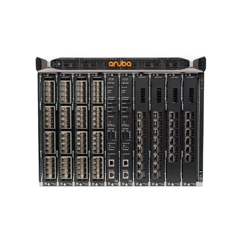 HPE Aruba 8400 8-slot Chassis - Commutateur - Montable sur rack - avec 3 x plateaux de ventilateur, 18 ... (JL375A)_1